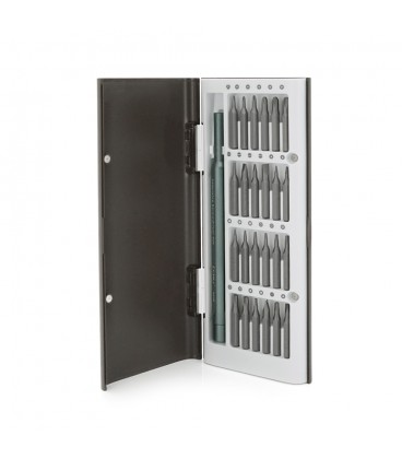 Набір інструментів BAKU BA-3338 із високоміцної сталі S2 (ручка + 24 насадки)