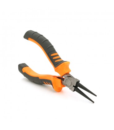 Круглогубці VOLTRONIC, сіро-жовтогарячі ручки, 125мм, 55гр