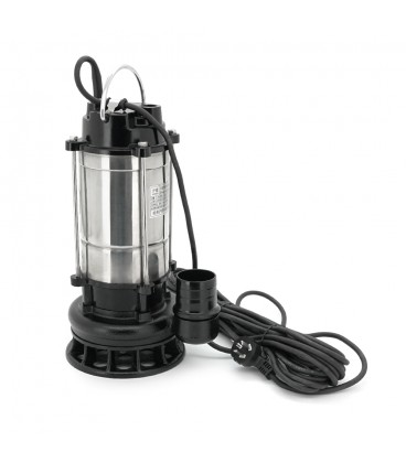 Погружной насос, 750W, 220V, до 7 м³/ч, подъем до 10 м, 50 мм, нержавеющая сталь, 410х200х235мм, 7,5 кг + переходник