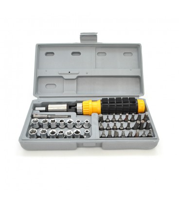Професійний набір інструментів у пластиковому кейсі (41 предметів)