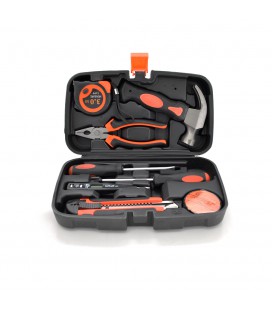 Набір побутових інструментів з 8 предметів, нержавіюча сталь.