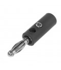 Наконечник кабельний, гвинтова фіксація, діаметр 4 мм, чорний, 100 штук в упаковці, ціна за штуку