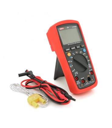Мультиметр UNI-T UT139C Измерения: V (AC/DC), A (AC/DC), Ω, C, Hz, °C/°F. Функции: Data Hold, Auto Range, прозвонка, тест диодов