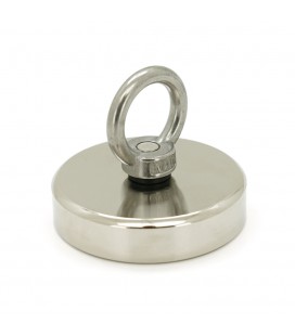 Магнит с кольцом D75, натяжение 0-165 кг