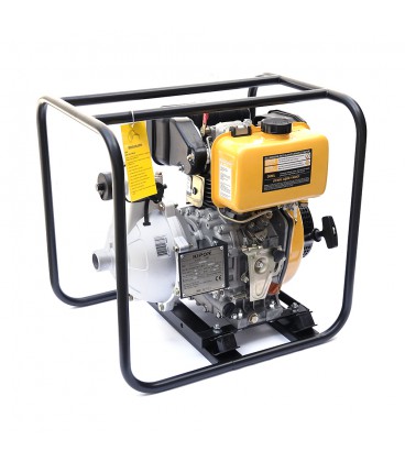 Мотопомпа дизельна Kipor KDP15H, продуктивність 83-133 л/хв, 43-70 метрів висота напору + гофра