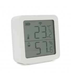 Датчик температуры и влажности TH05 Tuya, -5°С - 55С°, с экраном, Bluetooth 5.0 BLE, совместим с Tuya, Smart Life, 38х38х12мм