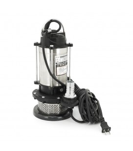 Занурювальний насос, 370W, 220V, 2 м³/год, підйом 10 м, 25мм, нержавіюча сталь, 380х195х200мм, 4,3 кг + перехідник