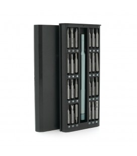 Набір викрутка двостороння+біти 48-in-1, довжина тримача 115 мм, біти S2 магнітна, алюміній, Box