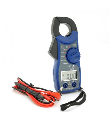 Токовые клещи ANENG KT87 Blue Измерения: V (AC/DC), A (AC), Ω (NCV). Функции: Data Hold, прозвонка