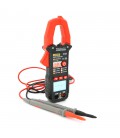 Токові кліщі ANENG PN104 Вимірювання: V (AC/DC), A (AC/DC), Ω, C, Hz (NCV, True RMS). Функції: Data Hold, продзвонювання, тест д
