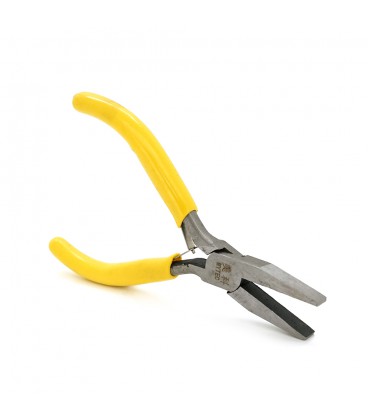 Плоскогубці подовжені, жовта ручка, 125мм, 55гр.