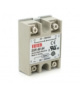 Твердотинне реле Fotek SSR-60AA 60А 24-380В AC
