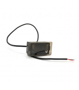 Цифровой вольтметр влагозащищенный IP65, диапазон измерений 4 -120V, Blue