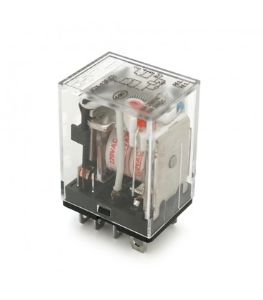 Реле електромагнітне CHINT JQX-13F(D)/2Z, АС220, контактна група 2CO+2NO, (1,8~2) VA , номінальний струм 10А, котушка 39000×(1±1