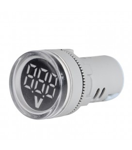 Цифровий вольтметр ST16V, діапазон вимірювань 60-500V, White