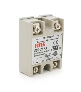 Твердотельное реле Fotek SSR-25AA 25А 24-380В AC