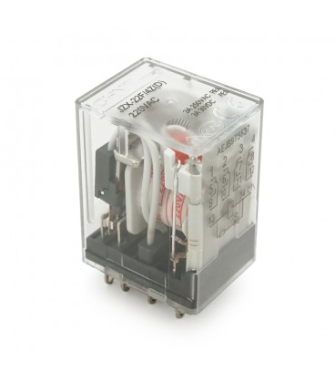 Реле електромагнітне CHINT JZX-22F(D)/4Z, АС220, контактна група 4CO+4NO, (1,8~2) VA , номінальний струм 3А, котушка 39000×(1±10