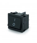 Переключатель ON-OFF KCD1-104, 250VAC/6A, 4 контакта, Black, Q100