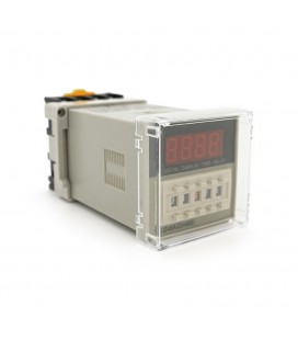 Реле времени DH48S-2Z с индикацией задержки времени + колодка для подключения, 24 VDC