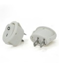 Перемикач ON-OFF KCD1-301, 250VAC /10A, 2 контакти, White, Q100
