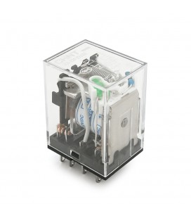 Реле электромагнитное CHINT JZX-22F(D)/2Z, DC12V, контактная группа 2CO+2NO, (0,9~1,2) Вт, номинальный ток 5А, катушка 160×(1±10