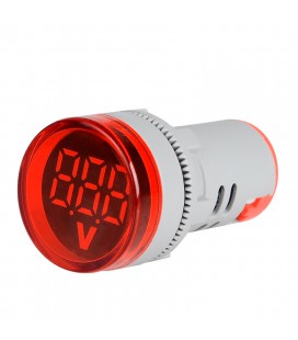 Цифровий вольтметр ST16V, діапазон вимірювань 60-500V, Red