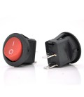 Перемикач ON-OFF QY611-101, 250VAC/3A, 2 контакти, Red, Q200