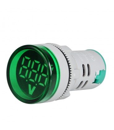 Цифровий вольтметр ST16V, діапазон вимірювань 60-500V, Green