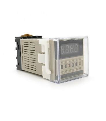 Реле часу DH48S-S з індикацією затримки часу +  колодка для підключення, 24 VDC