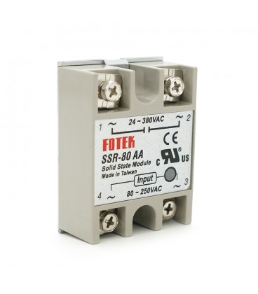 Твердотельне реле Fotek SSR-80АA 80А 24-380В AC