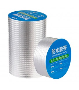 Алюмінієва фольга на клейкій основі, водонепроникна, герметизуюча, ширина 10см, довжина 5м