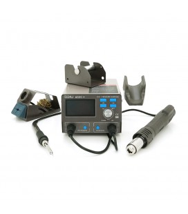 Паяльная станция термовоздушная BAKU BA-602C+ фен, паяльник, цифровая индикация, DC:220V, 4A, 750W