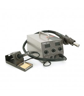 Паяльная станция BAKU BA-942C с цифровой индикацией на фен и на паяльник, DC:110-240V, 4A,1000W, 5 кг