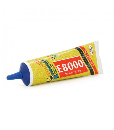 Клей MECHANIC E8000, акриловий,багатоцелевий, середня в'язкість, водостійкий, прозорий, сталевий носик, 110ml, BOX