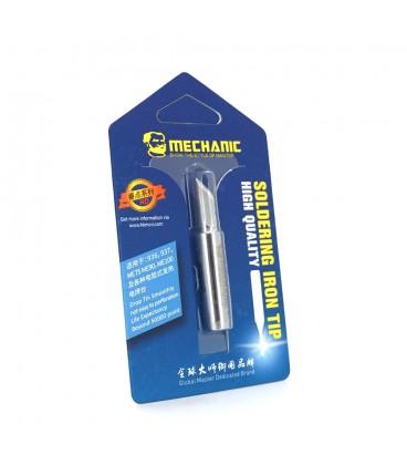 Жало для паяльника MECHANIC BW 900M-T-K, 4*6.3mm, мідь, гальванічне покриття, висока теплопровідність, швидке нагрівання, широке