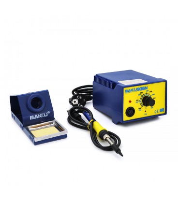 Паяльная станция BAKKU BK-936N, паяльник с блоком регулировки, Box (263*215*118) 1,7 кг