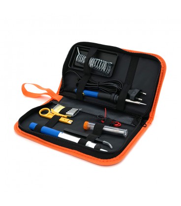 Набір для паяння+електричний паяльник із регулятором температури JIANG JN-806, 60Вт, 220V, 200-450°C, OEM