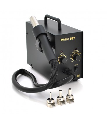 Термоповітряний ремонтна паяльна станція BAKKU BK-857, фен (305*232*175) 2,4 кг