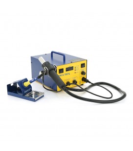 Паяльная станция BAKKU BK-701L цифровая индикация, фен, паяльник (325*270*190) 4,88 кг