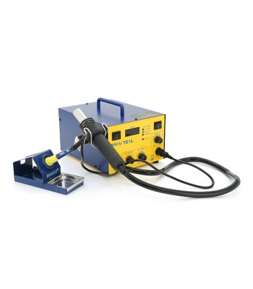 Паяльная станция BAKKU BK-701L цифровая индикация, фен, паяльник (325*270*190) 4,88 кг