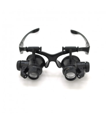 Лупа-окуляри бінокулярна NO.9892GJ, 10Х 15X 20X 25X