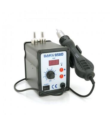Термовоздушная ремонтная паяльная станция BAKKU BK-858D цифровая индикация, фен (138*100*150) 1,85 кг