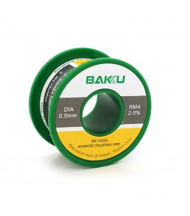 Припій BAKKU дротяний Solder wire BK10005 DIA 0,5mm (40g), OEM