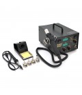 Паяльна станція BAKKU BK852D+ компресорна, цифрова індикація, фен, паяльник (325*275*202) 4,46 кг