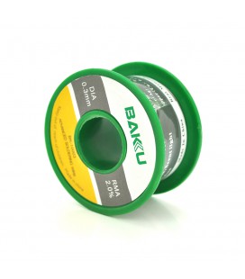 Припій BAKKU дротяний Solder wire BK10003 DIA 0,3mm (50g), OEM