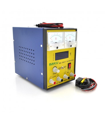 Блок живлення зі стрілочною індикацією BAKKU BK 1501T+