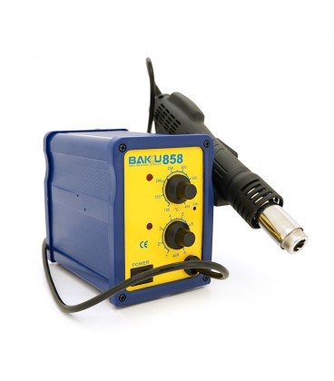 Термоповітряна паяльна станція BAKKU BK 858 цифрова індикація, фен (138*100*150)