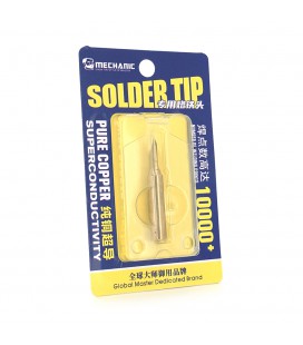 Жало для паяльника MECHANIC 900M-T-K 4*6,3mm, мідь, висока теплопровідність, швидке нагрівання, широке кутове перо