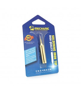 Жало для паяльника MECHANIC MCN 900M-T-I 4*6,3mm, мідь, гальванічне покриття (gl), висока теплопровідність, швидке нагрівання, ш