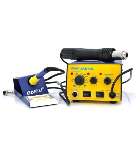 Паяльна станція BAKKU BK601A, фен, паяльник, аналогова (250*235*140) 2.73 кг